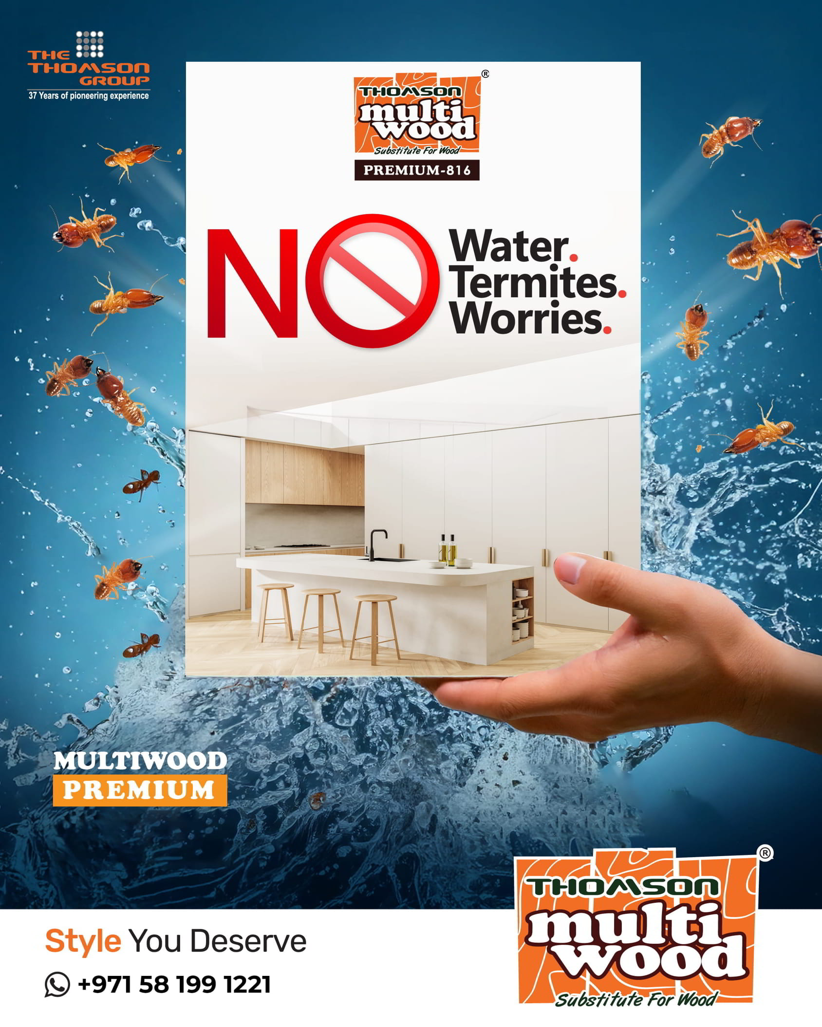 No Termites, no water, no worries
